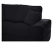 Dasha Black Kétszemélyes kanapé