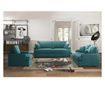 Irina Light Blue Kétszemélyes kihúzható  kanapé