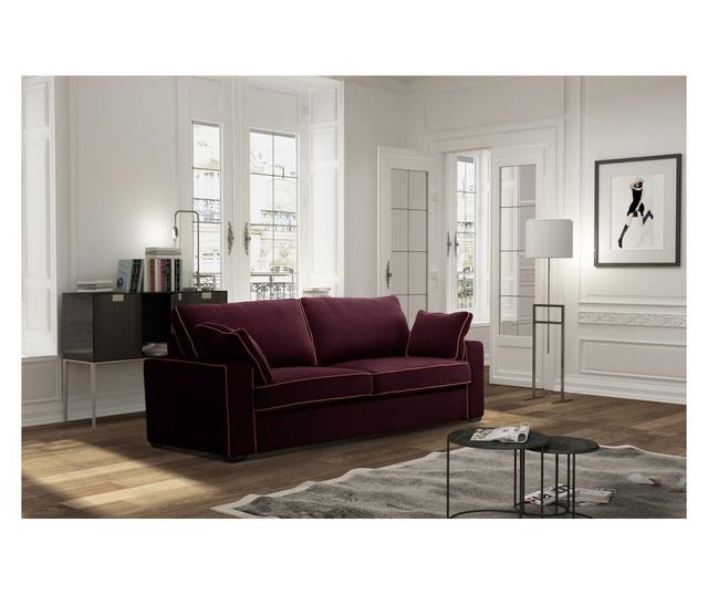 Sofa trosjed Serena Bordeaux