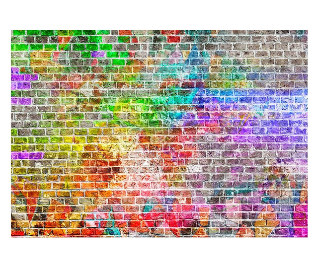 Fototapeta Rainbow Wall 175x250 cm