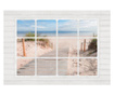 Fototapeta Window & Beach 245x350 cm