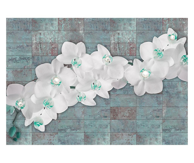 Fototapeta Orchids With Pearls 140x200 cm