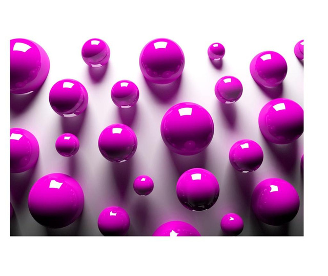 Foto tapeta Purple Balls 210x300 cm