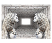 Foto tapeta Stone Lions 140x200 cm