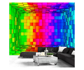 Fototapeta Rainbow Cube 175x250 cm