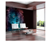 Foto tapeta Abstract Lion Rainbow 280x400 cm