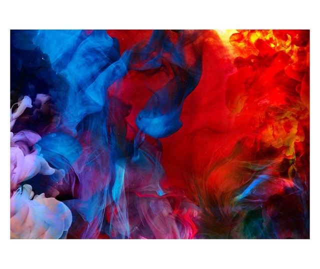 Foto tapeta Colored Flames 245x350 cm