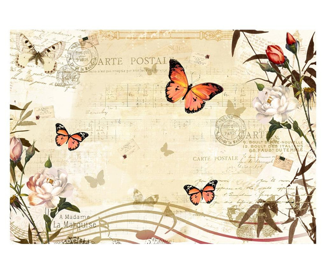 Foto tapeta Melodies Of Butterflies 245x350 cm