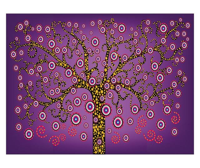 Foto tapeta Abstract: Tree Violet 309x400 cm