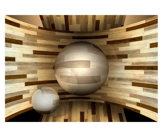 Fototapeta Wooden Orbit 70x100 cm