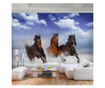 Foto tapeta Horses In The Snow 210x300 cm