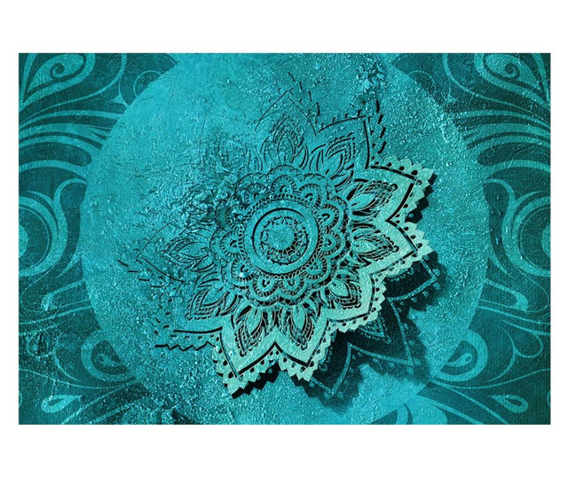 Tapet Artgeist, Azure Flower, material netesut, 210x300 cm