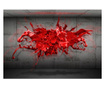 Foto tapeta Red Ink Blot 210x300 cm