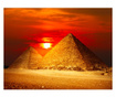 Fototapeta The Giza Necropolis Sunset 309x400 cm