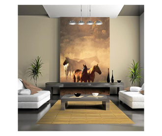 Fototapeta Wild Horses Of The Steppe 193x250 cm
