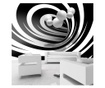 Foto tapeta Twisted In Black & White 280x400 cm