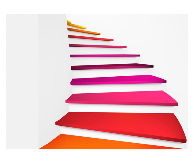 Foto tapeta Colorful Stairs 210x300 cm