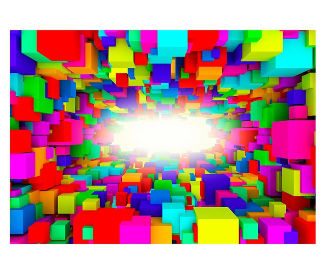 Fototapeta Light In Color Geometry 245x350 cm