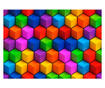 Fototapeta Colorful Geometric Boxes 210x300 cm