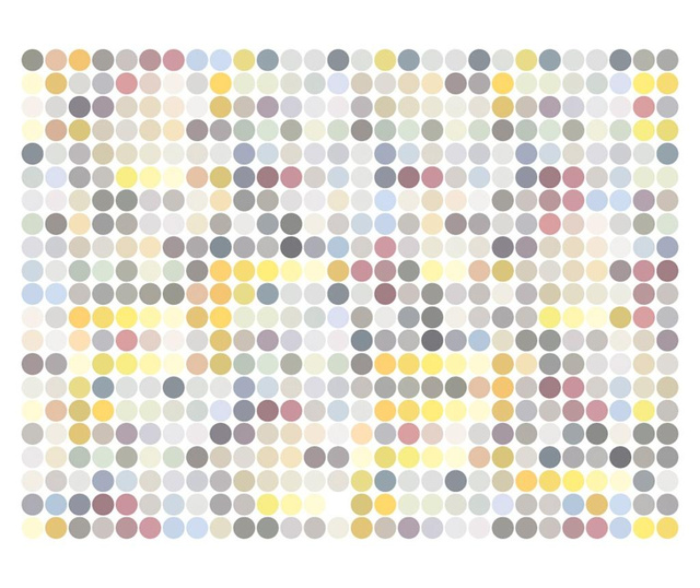 Fototapeta Colored Polka Dots 193x250 cm