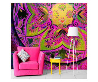 Fototapeta Mandala: Pink Expression 280x400 cm