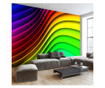 Foto tapeta Rainbow Waves 245x350 cm