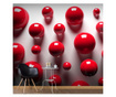 Foto tapeta Red Balls 280x400 cm
