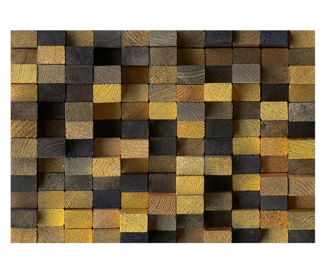Wooden Cubes Fotótapéta 70x100 cm