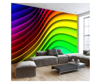Fototapeta Rainbow Waves 175x250 cm