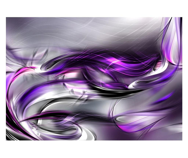 Fototapeta Purple Swirls 140x200 cm
