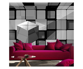 Fototapeta Rubik'S Cube In Gray 210x300 cm
