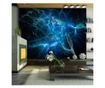Foto tapeta Blue Lightning Bolts 231x300 cm