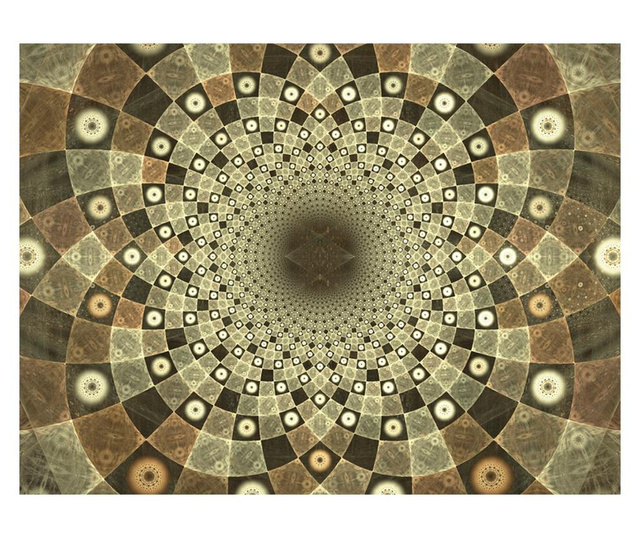 Fototapeta Brown Mosaic 231x300 cm
