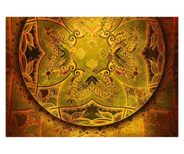 Foto tapeta Mandala: Golden Poem 140x200 cm