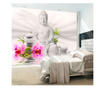 Foto tapeta Buddha And Orchids 245x350 cm