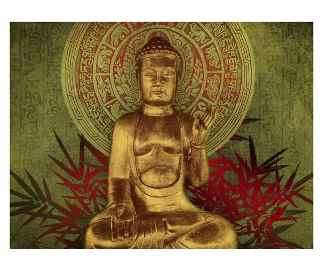 Fototapeta Golden Buddha 231x300 cm