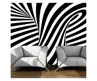 Fototapeta Optical Art: Black And White 309x400 cm