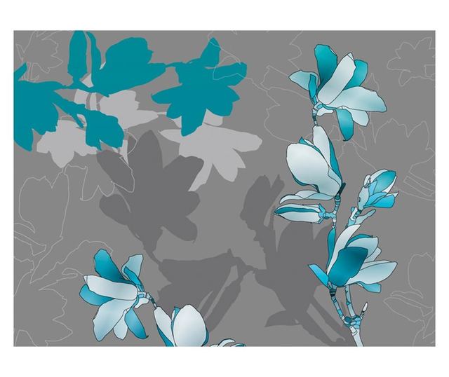 Foto tapeta Blue Magnolias 154x200 cm