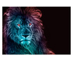 Foto tapeta Abstract Lion Rainbow 140x200 cm