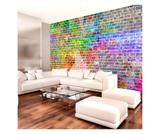 Fototapeta Rainbow Wall 245x350 cm