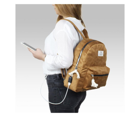 Ženski ruksak s USB-om