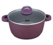 Posuda za kuhanje s poklopcem Muhler Full Purple 6.2 L