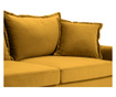 Brussels Yellow Kihúzható háromszemélyes kanapé