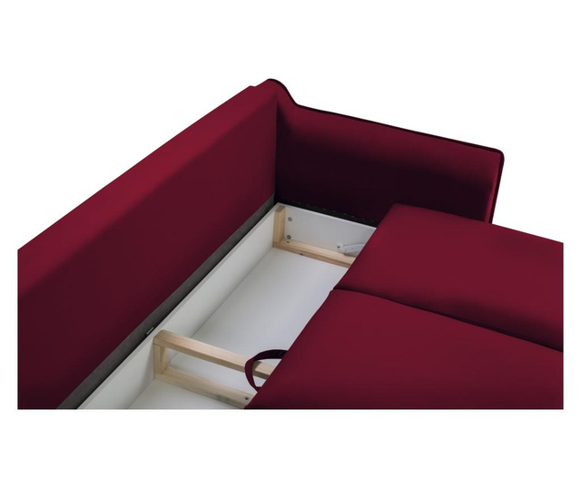 Basso Red Kihúzható háromszemélyes kanapé