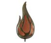 Lampa solara cu LED Näve, Flamme, metal, LED not changeable, 13x7x84 cm