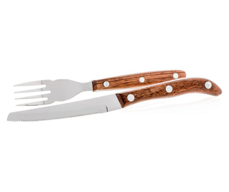Комплект нож за печено месо и вилица