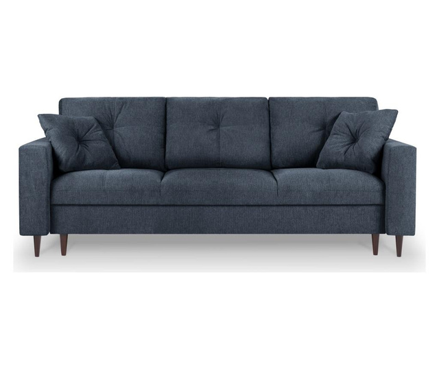 Tempo Dark Blue Kihúzható háromszemélyes kanapé