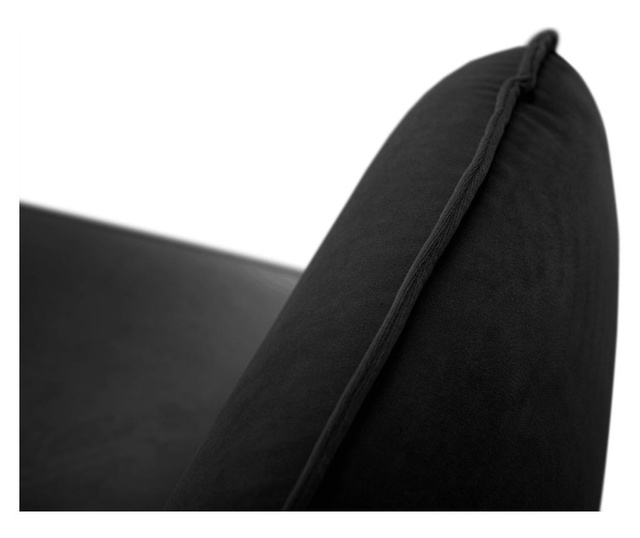 Florence Black Négyszemélyes kanapé