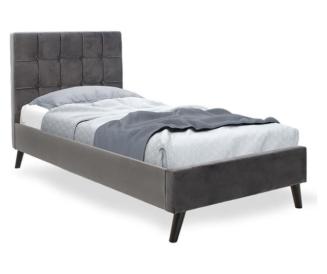 Легло Vilma Grey 90x190 см