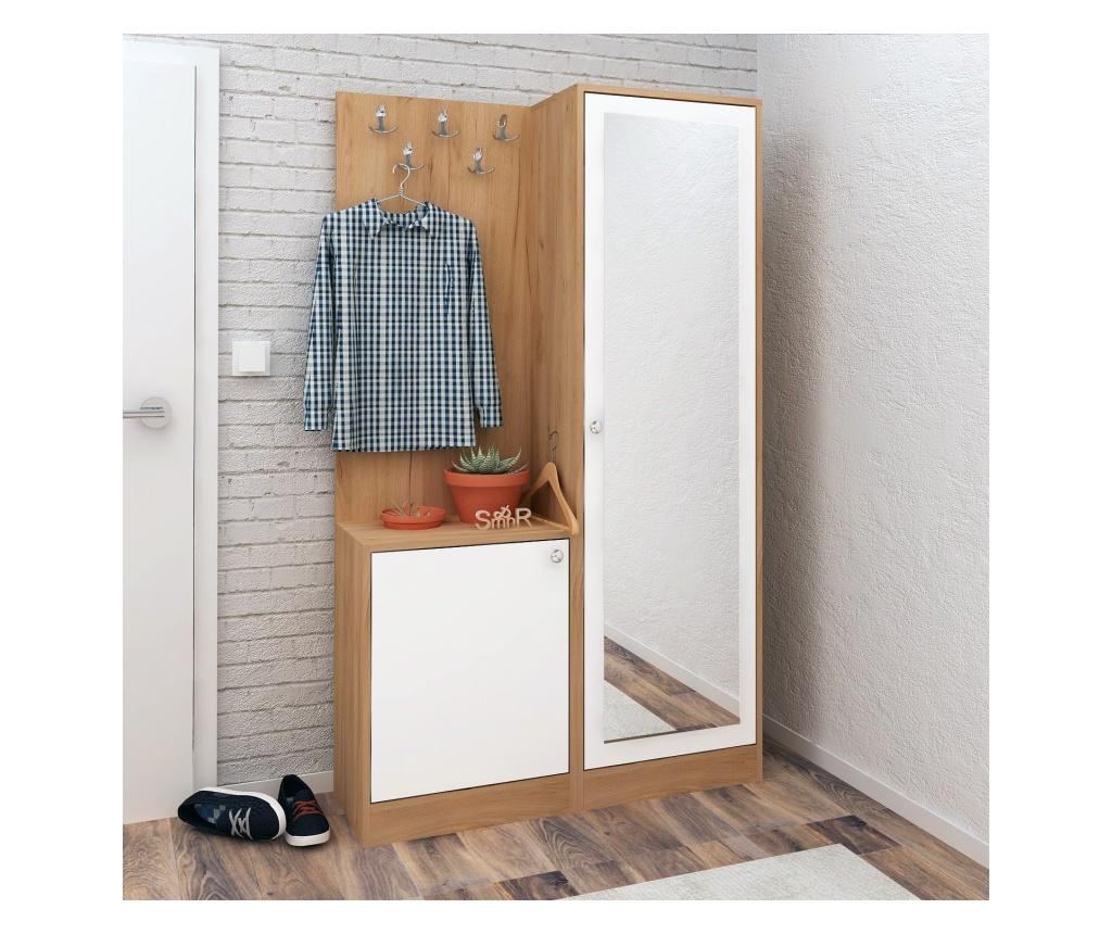 Ansamblu cuier Mod Design, Broc, 180x100x35 cm, PAL melaminat - 2